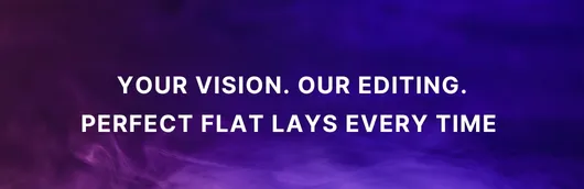 Flat lays image editing service