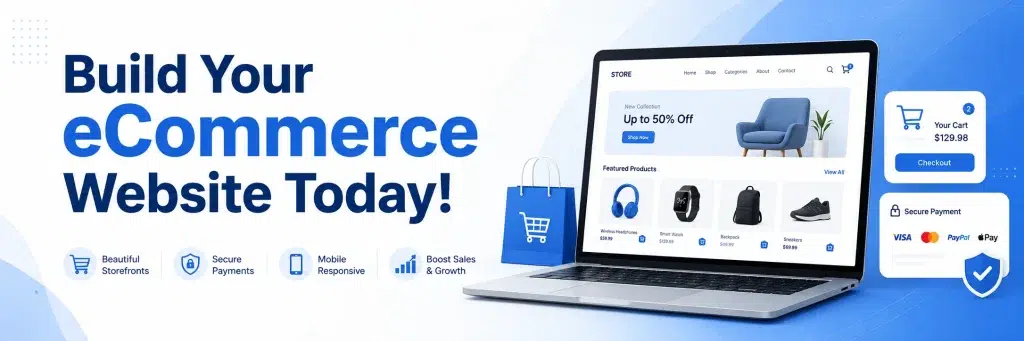Build Your eCommerce Website Today