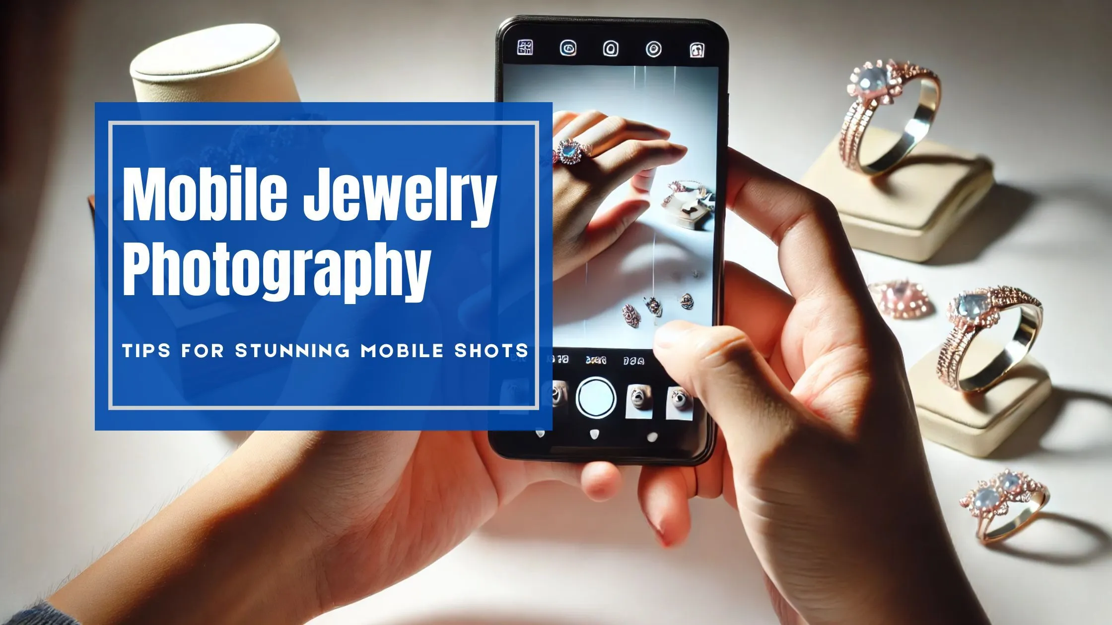 how to take pictures of jewelry with phone