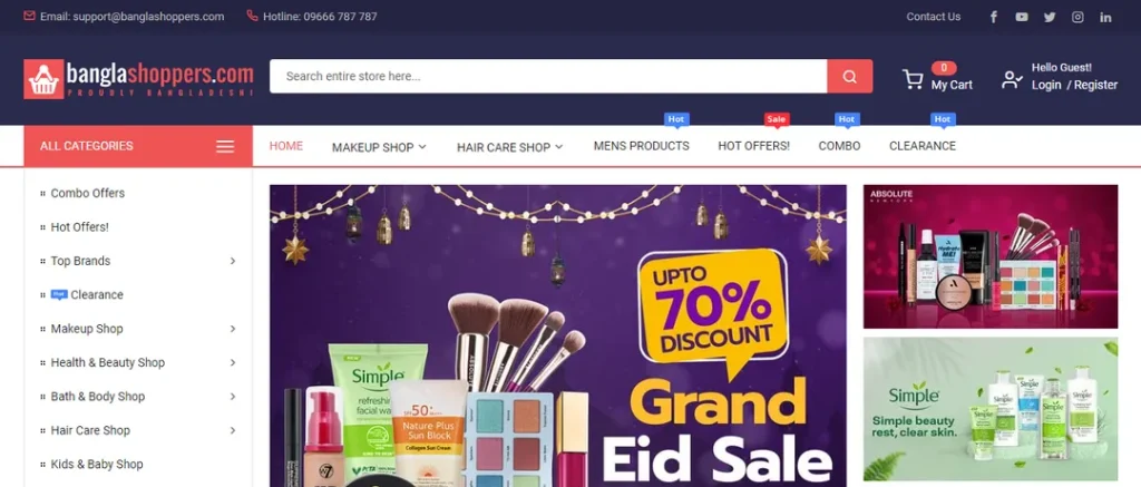 Banglashoppers.com is an online eCommerce website in Bangladesh - Tech Cloud Ltd