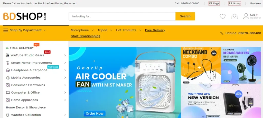 Bdshop is an e-commerce venture in Bangladesh - Tech Cloud Ltd
