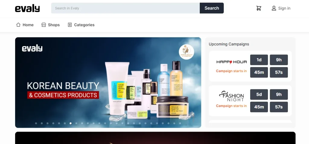 Evaly is an e-commerce shopping platform in Bangladesh - Tech Cloud Ltd