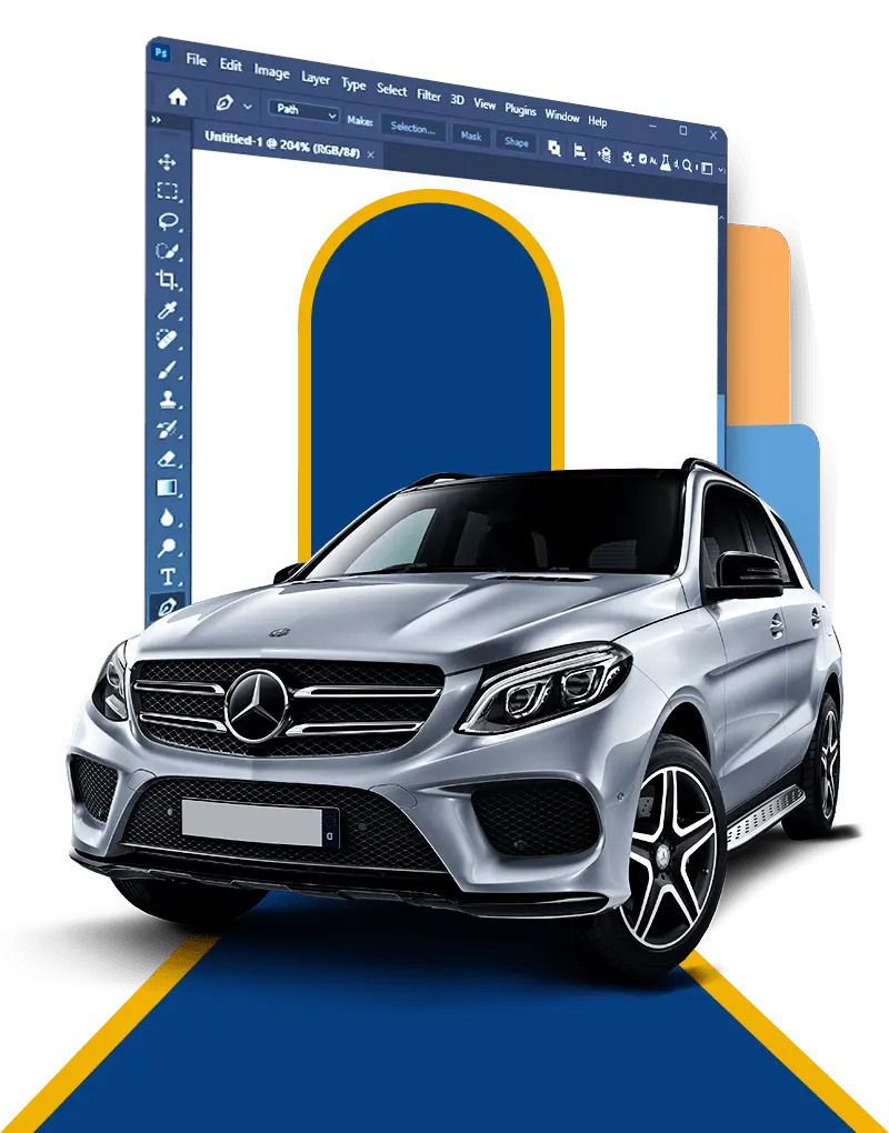 car image for eCommerce photo editing services