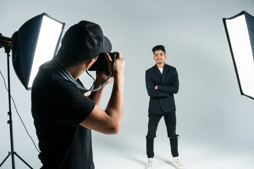 Professional photographer taking headshot - Tech Cloud Ltd